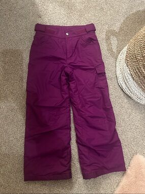 Columbia Girls Plum Snow Pants - Purple